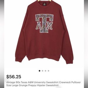 Vintage Texas A&M crewneck